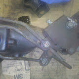 This is the old shifter - an old Hurst style one, but not the right one for this transmission.