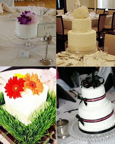 Centerpiece cakes are a great conversation starter and are an alternative to