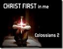 Christ First in Me