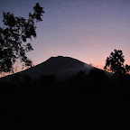 夕方のアグン山、トランベン撮影