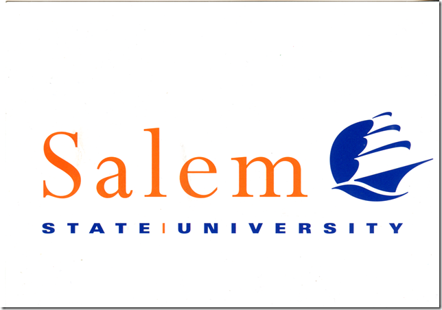 Salem State University postcard front Salem State University postcard front