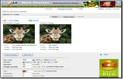 web resizer