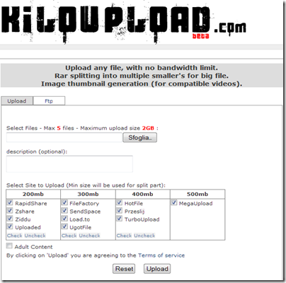 KILOUPLOAD