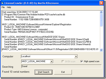 licensecrawler