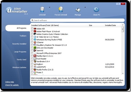 iobit uninstaller
