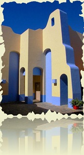458554-Mexican Blues-Plaza in Cabo San Lucas Mexico
