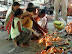 Worshippers Light Candles - Hindu Worship is Still Very Popular in India.