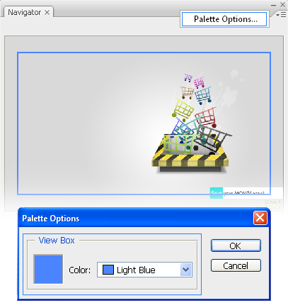 pallete navigator