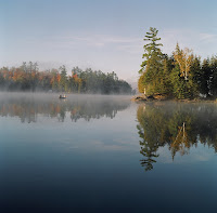 Canadiana Canoe in Mist.JPG