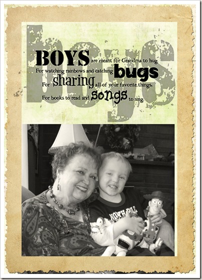 boys and grandmas