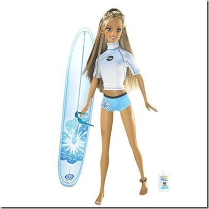 beach barbie icon