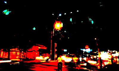Rue et Chantier (Nuit)