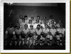 baseball team from Shidler during the 60s