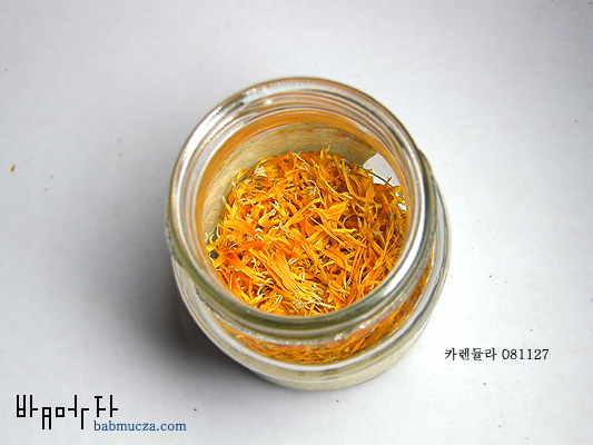 카렌듈라 수확