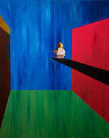 Into the void, March 2010, photo & acrylic paint on canvas, 73x92 cm, 1000 EUR