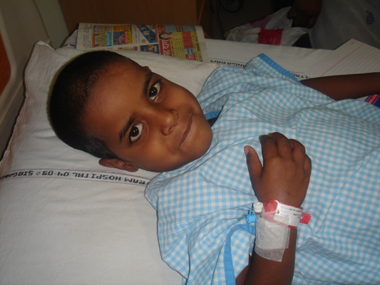 Sharing a Smile with 5 Year old Amir