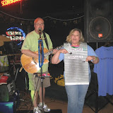 Don got new MCPHINS member Tina on stage to help with a song.