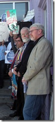 speakers box, father ready to address us, closing prayers