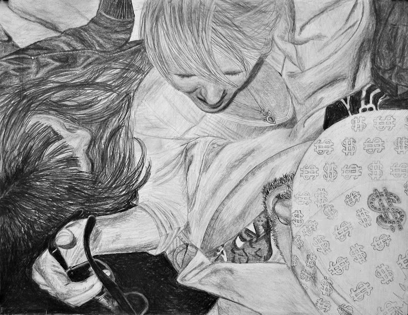 The Bacchantes. By Meghan Oona Clifford | www.RealeyesGallery.com