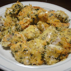 Oven Fried Garlic Chicken