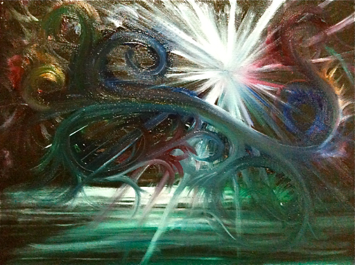 "Let There be Light" 2010 Oil on Canvas