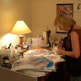 MaryAtWkTable 400p.JPG