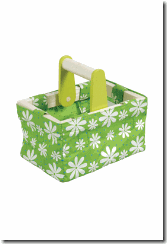 SH. ST645a 11x16 - green shopping basket - SH. ST645a 11x16 - green shopping basket -