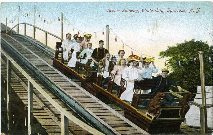 Vintage Postcard Blog Scenic Railway At White City