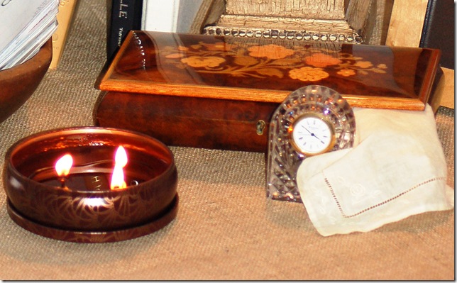 jewery box and clock