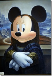 Mona Lisa - Minnie Mouse