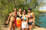 The girls at the camp site.