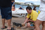 Eric with a dog