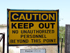 Caution Keep Out!