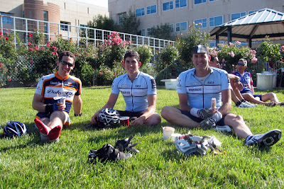 Mike, Mike and I dominated the final 15 miles