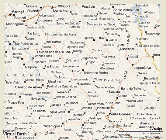 Tel&ecirc;maco Borba est&aacute; no mapa!