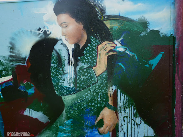 Poster of canvas graffiti 001