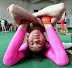 Gymnastics - She looks like a pretzel.