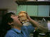 Hungry guy - He makes me feel sick.