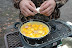 Omelette - Traditional Easter meal in France.