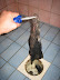 Epic hairball - I love cleaning my drains and pulling stuff like this out.