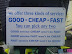 Three kinds of service - Good - cheap - fast. You can pick any two.