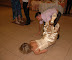 Painful failure - Don't mix drinking and dancing.