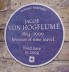 Future artifact - Jacob Von Hogflume lived here in 2063.