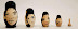 Man of many faces - History of Michael Jackson in matryoshka dolls.