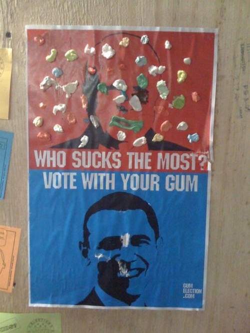 Vote with gum - Who sucks the most?