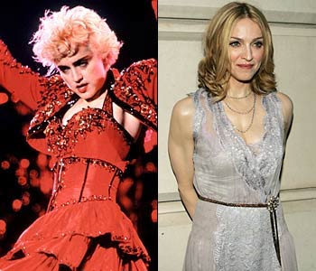 Madonna - Madonna Louise Ciccone Ritchie - Madonna in 1985 and today.
