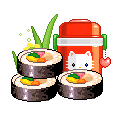 gif de sushi