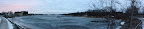Panorama des Hafens von Gustavsberg