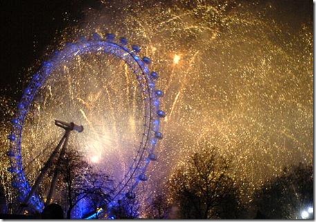 Bonfire night in London