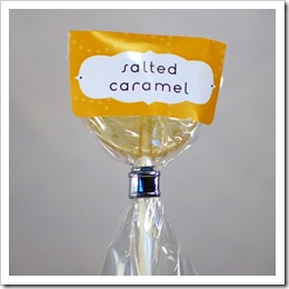 Salted Caramel lollipop